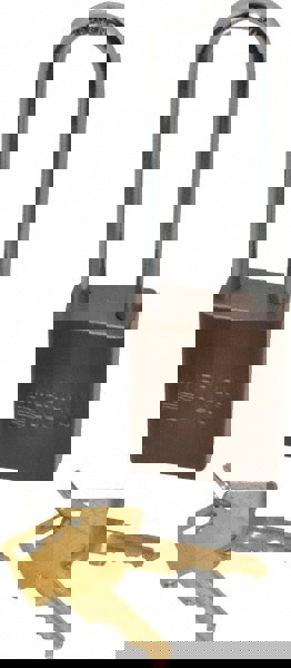 Lockout Padlock: Keyed Alike, Aluminum,